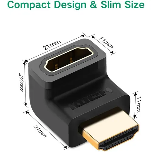 UGREEN 20110 Hdmi Male To Female Adapter Up