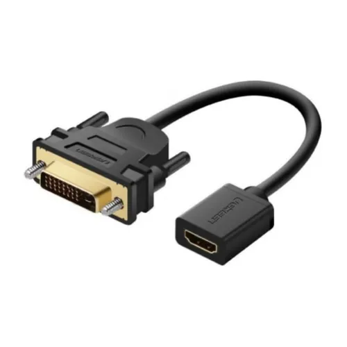 UGREEN 20118 DVI Male To HDMI Female Adapter 22CM Cable