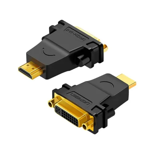 UGREEN 20123 HDMI Male To Dvi 24+5 Female Adapter Black