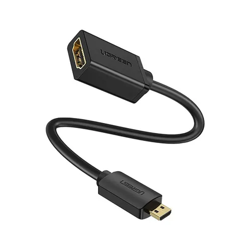 UGREEN 20134 MICRO HDMI MALE TO HDMI FEMALE ADAPTER CABLE 22CM