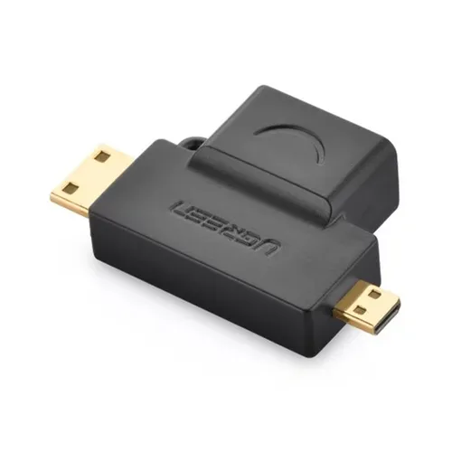 UGREEN 20144 Micro HDMI + Mini HDMI male to HDMI female Adapter