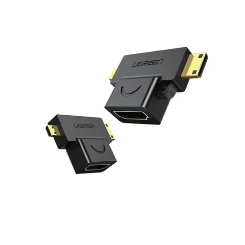 UGREEN 20144 Micro HDMI+Mini HDMI Male to HDMI Female Adapter