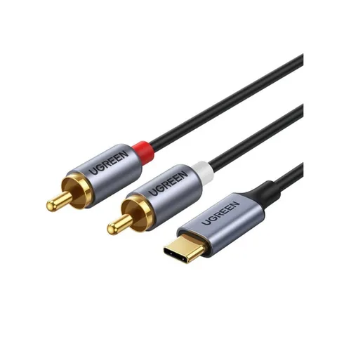 UGREEN 20193 USB Type-C to 2RCA Male 1.5M Audio Cable