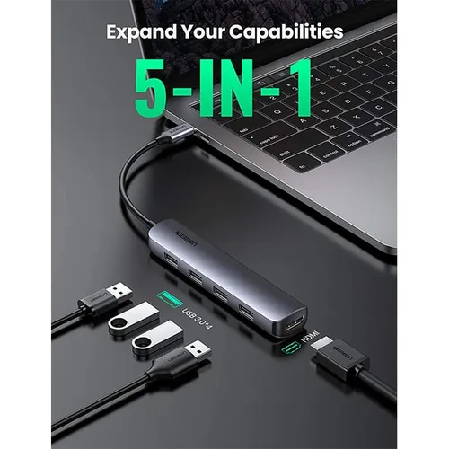 UGREEN 20197 5-in-1 USB-C Multifunction Adapter