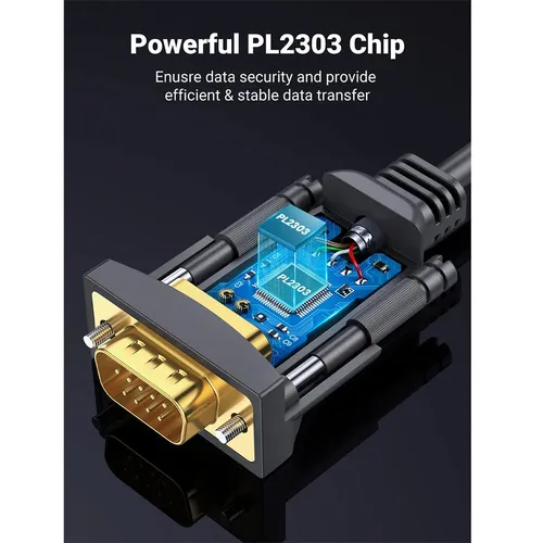 UGREEN 20211 USB to DB9 RS-232 Adapter 1.5M Cable