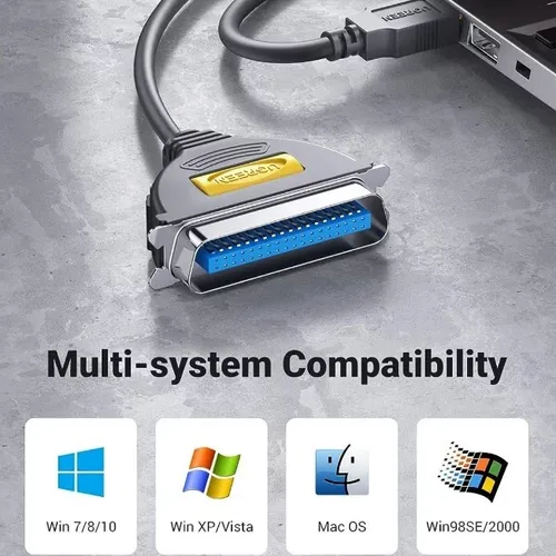 UGREEN 20225 USB to CN36 Parallel Printer Adapter Cable