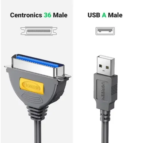 UGREEN - 20225 USB to IEEE1284 Parallel Printer Cable 2m CR124