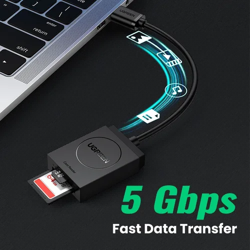 UGREEN 20250 USB 3.0 TF+SD Card Reader
