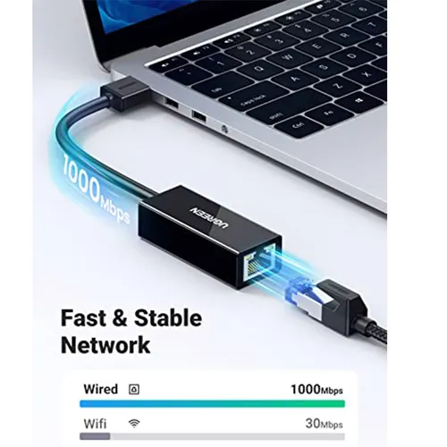 UGREEN 20256 USB 3.0 Gigabit Ethernet Network Adapter