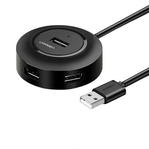 UGREEN 20277 USB 2.0 4-Port Hub 480Mbps Data Transfer Adapter