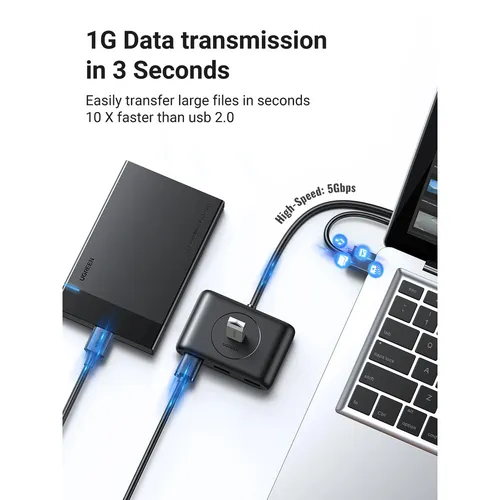 UGREEN 20290 USB 3.0 4 0.5M Hub