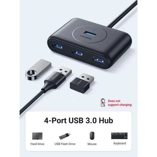 UGREEN 20290 USB 3.0 4 0.5M Hub