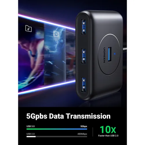 UGREEN 20290 USB 3.0 4 0.5M Hub