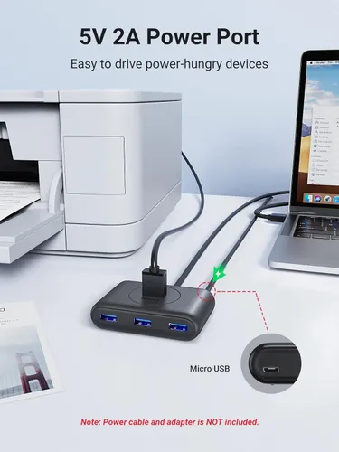 UGREEN 20291 USB Hub 4-Port USB 3.0 Hub