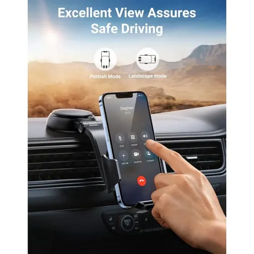 UGREEN 20473 Water-Fall Shaped Suction Cup Car Phone Holder