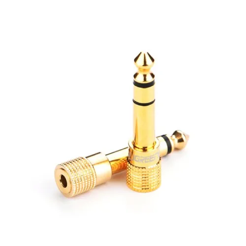 Ugreen 20503 adapter 3.5 mm mini jack to 6.3 mm jack adapter gold