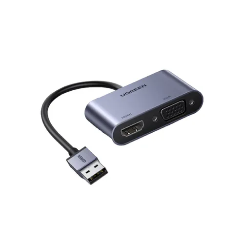 Ugreen 20518 USB 3.0 To HDMI + VGA Converter