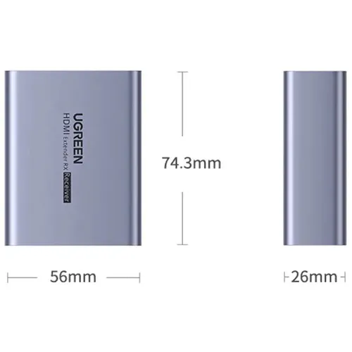 UGREEN 20519EU HDMI Over 70M Ethernet Extender 1080P 70m EU Plug