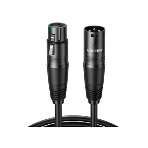 UGREEN 20708 Cannon Male To Female Microphone Extension 1M Audio Cable