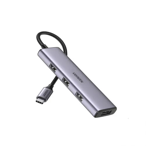 UGREEN 20841 Aluminum 4 in 1 USB C to USB 3.0 Hub