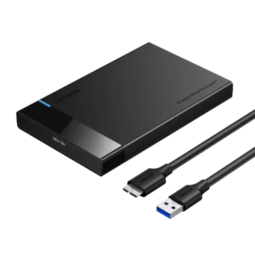 UGREEN 2.5 SATA ENCLOSURE DETACHABLE CABLE - 30848