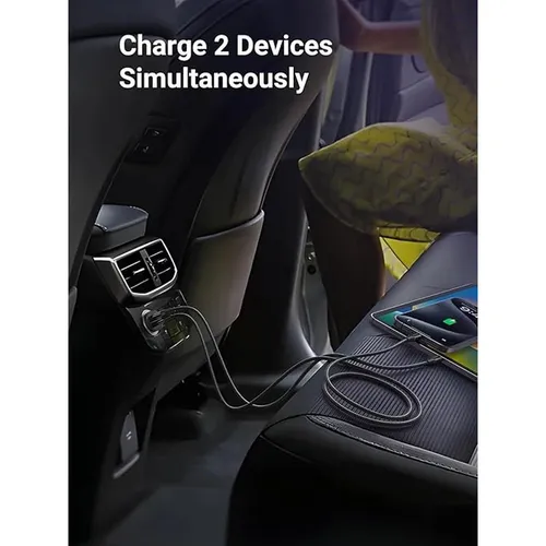 UGREEN 25045 30w Type-C +USB Dual Port Car Charger