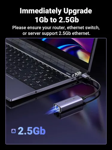 UGREEN 25051 USB to Ethernet Adapter 2.5Gb Ethernet Adapter