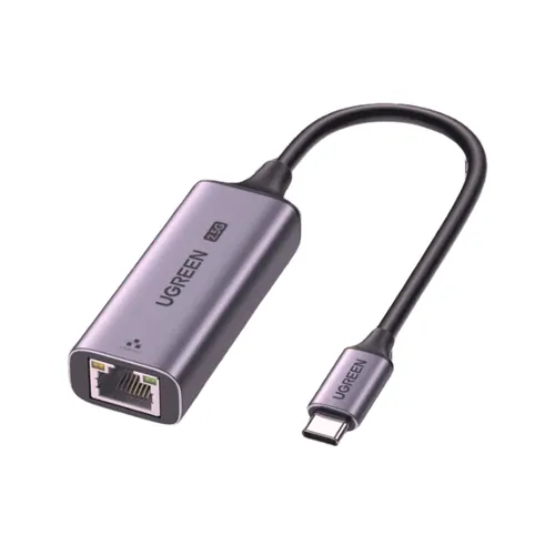 UGREEN 25052 CM648 USB-C To RJ45 Ethernet 2.5G Adapter Gray