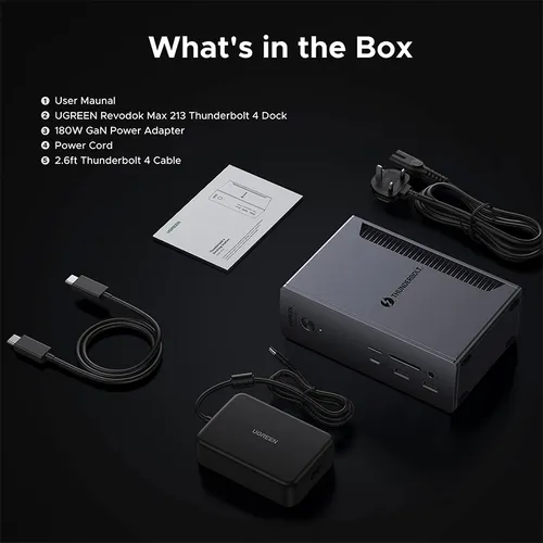 UGREEN 25054 Revodok Max 13-in-1 90W Thunderbolt 4 Docking Station