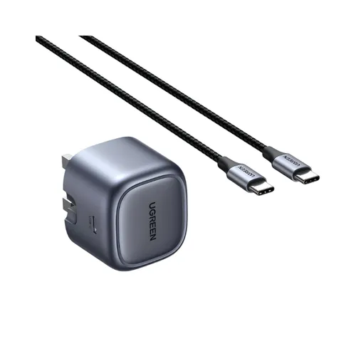 UGREEN 25114 Nexode 30W USB-C PD GaN Fast Charger UK (Space Gray) CD305