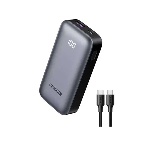 UGREEN 25185 Nexode 30W 10000mAh Two-Way Fast Charging Power Bank with Type-C to Type-C Cable