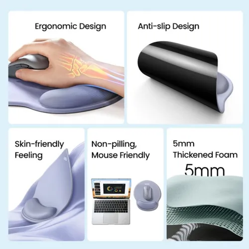 UGREEN 25244 Ergonomic Mouse Pad with Wrist Rest