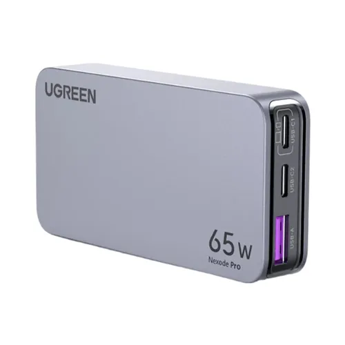 UGREEN 25356 Nexode Pro 65W 3-Port GaN Ultra-Slim Fast Charger