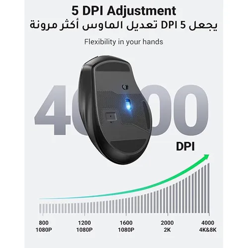 UGREEN 25753 Ergonomic Wireless Mouse