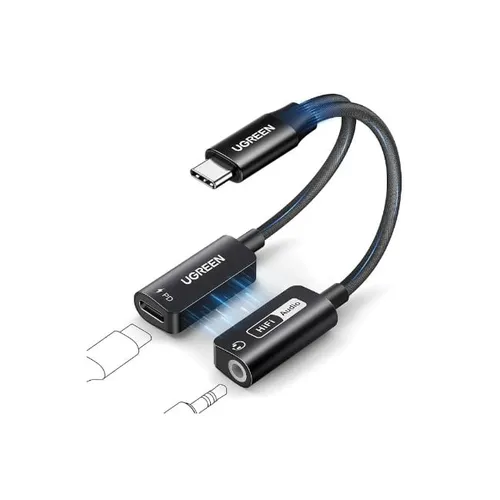 UGREEN 25837 Magnetic USB-C to 3.5mm PD Audio Adapter