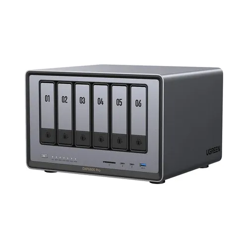 UGREEN 25897B NASync DXP6800 Plus6 Bay NAS with 196TB Max Support Storage