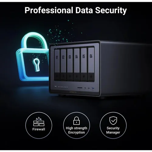 UGREEN 25897B NASync DXP6800 Plus6 Bay NAS with 196TB Max Support Storage