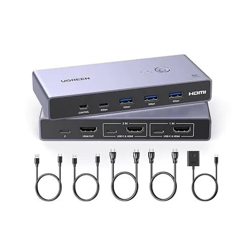 UGREEN 25961 HDMI KVM Switch 2 In 1 Out