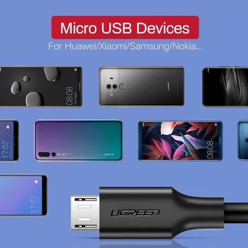 UGREEN 25cm USB to Micro USB Cable