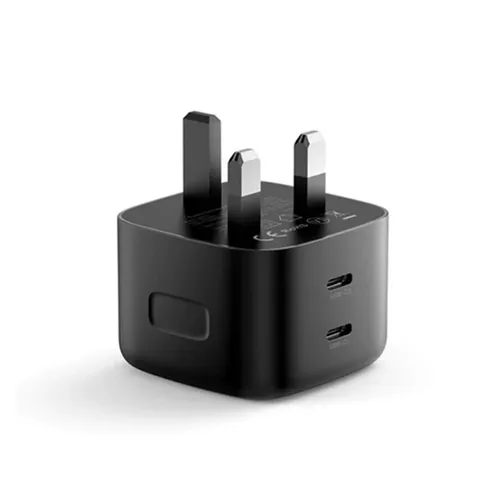 Ugreen 2*USB-C 65W PD GaN Tech PD Fast Charger UK (Black) - 70868