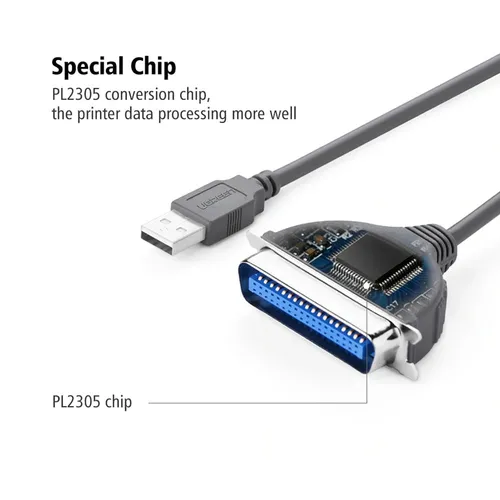 UGREEN 30226 USB 2.0 To IEEE 1284 Parallel Cable