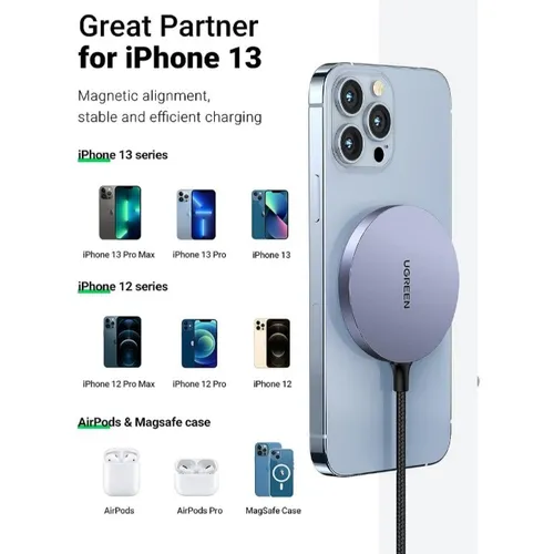 UGREEN 30233 Magnetic Wireless Charger