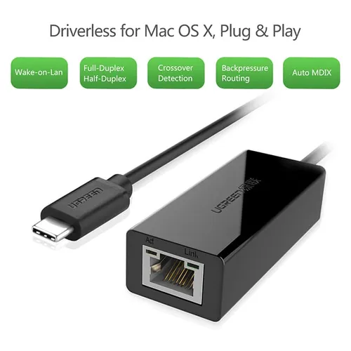 UGREEN 30287 USB-C to RJ45 Ethernet Adapter