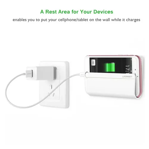 UGREEN 30394 Adhesive Wall Mount Cell Phone Charging Holder