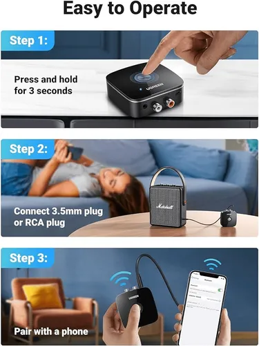 UGREEN 30445 Bluetooth 5.3 Receiver