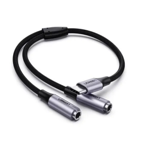 UGREEN 30732 Type-C Male  + 3.5MM + Female Audio Cable