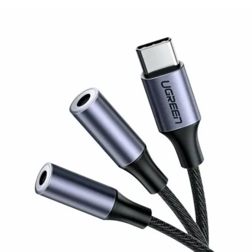 UGREEN 30732 Type-C Male  + 3.5MM + Female Audio Cable
