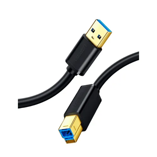 Ugreen 30753 USB 3.0 AM To BM Print Cable 1M – Black