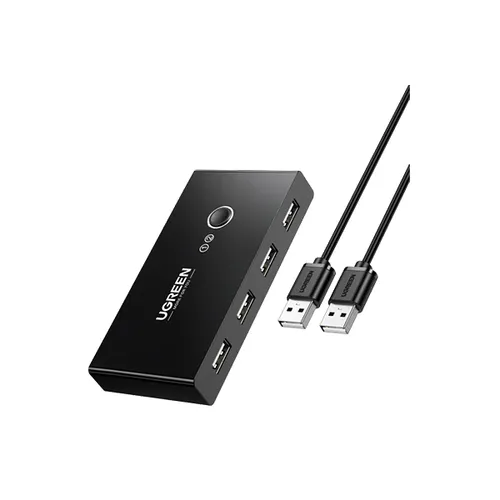 UGREEN 30767 2 In 4 Output USB 2.0 KVM Switch Box