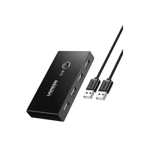 UGREEN _30767 2 In 4 Output USB 2.0 KVM Switch Box